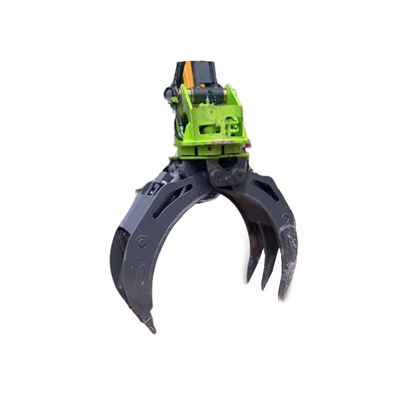 Durable Q355B Material Hydraulic Excavator Wood Grapple For 320