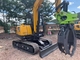Durable Q355B Material Hydraulic Excavator Wood Grapple For CAT320