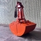 0.8cbm / 1cbm Excavator Clamshell Bucket For CAT320 ZX200 DX200 SK200