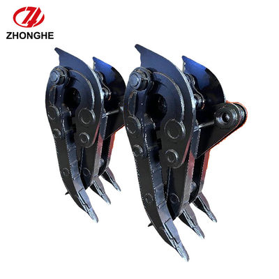 CE Antiwear Mechanical Grab For Excavator ,  Jcb Liebherr Scrap Metal Grab