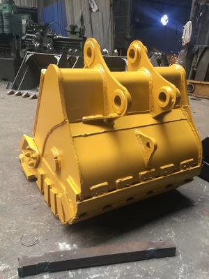 PC140 314 Wheel Loader Bucket 0.65cbm Q355B Hardox500 Material