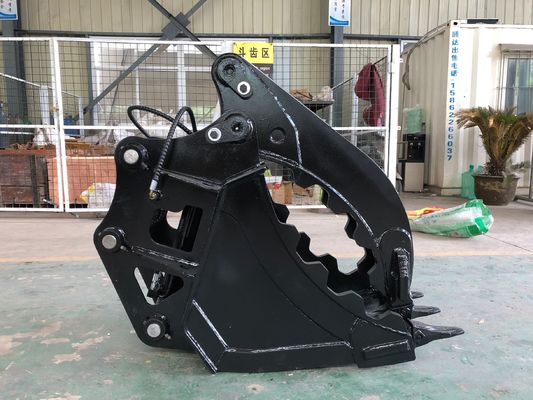 Q345B Excavator Hydraulic Thumb , Graptor Bucket For 320