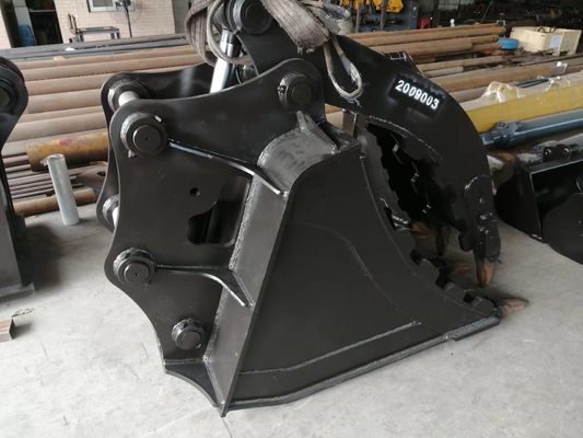 Q345B Excavator Hydraulic Thumb , Graptor Bucket For 320