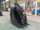 Antiwear Mechanical Excavator Thumb Bucket , Q355B Excavator Hydraulic Thumb