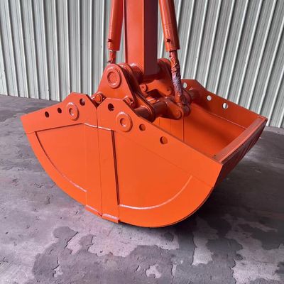 Heavy Duty Excavator Clam Bucket , Clamshell Grab Bucket For 320 Pc200