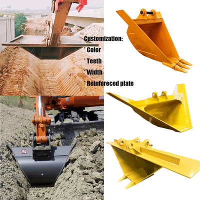 Oem Odm Custom Made Trapezoidal Hitachi Excavator V Ditch Bucket For Zx200 Zx240