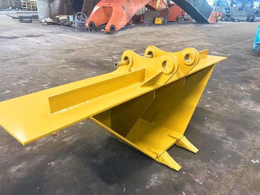 Durable V Ditch Bucket For Excavator , Excavator Trapezoidal Ditch Bucket