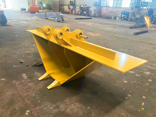 Kobelco V Ditch Excavator Bucket , Excavator V Bucket Trenching For Sk200 Sk300