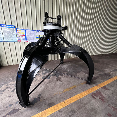 Pc360 300 Zx220 Hydraulic Rock Grab , 360 Degree Swivel Excavator Rotating Grab