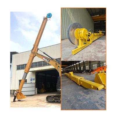 Practical Q355B Excavator Telescopic Boom Extension Length 14m For 320