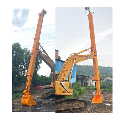 Durable 14m 20T Excavator Telescopic Arm , Antiwear Excavator Boom And Stick for 320