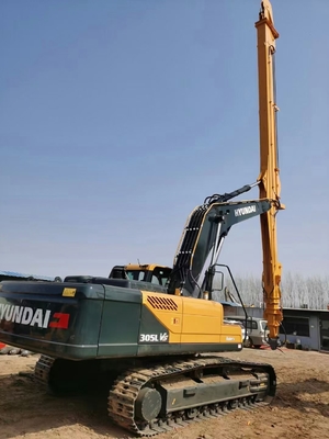 Forestry Tree Care Handler Excavator Telescopic Arm With Grapple For Cat Hitachi Komatsu Kobelco