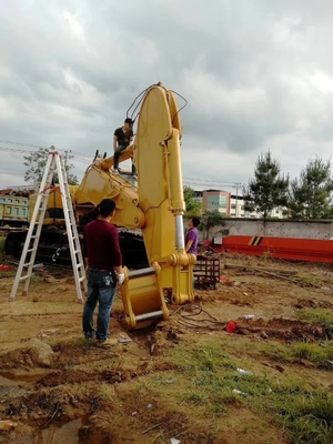 Shorten Arm High Effective Excavator Tunnel Boom With Bucket