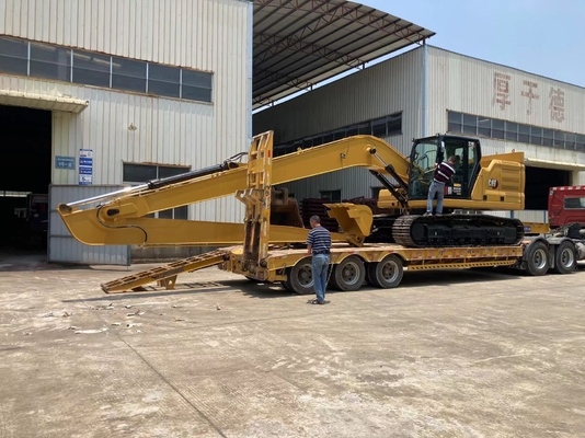 Yellow CAT 320C Long Reach Excavator Booms Alloy Steel Practical 18M