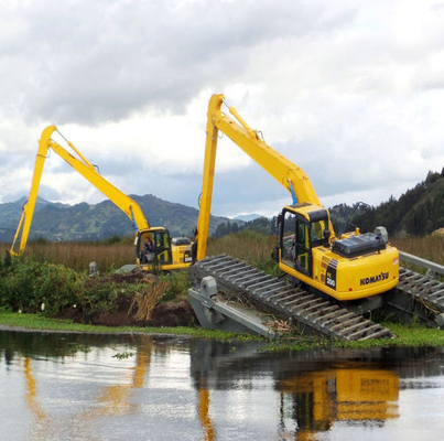 18m 19m Long Reach Excavator Booms Yellow Black Custom Color