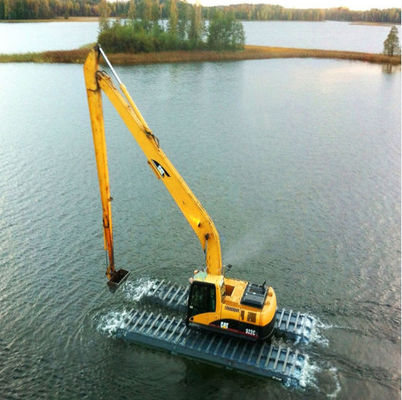  320D Amphibious Excavator Long Reach Boom 14M