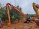 High Strength Excavator Demolition Boom 21 - 22m For ZX250 PC300 CAT340 Etc