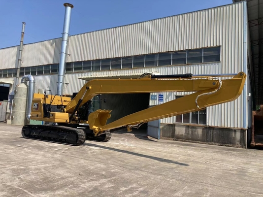 Yellow 35m Long Reach Excavator Booms For Sanny Hitachi Kobelco
