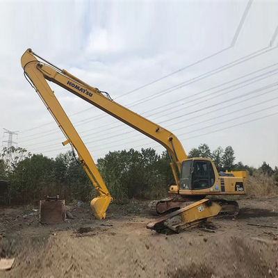 Q355B Excavator Long Boom 16m 18m with two ton addtional counter weight For CAT320D