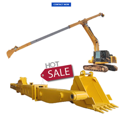 CAT320 Sturdy Excavator Telescopic Boom 14m Long Reach With Heavy Duty Bucket