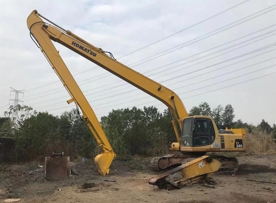 Volvo Excavator Long Reach Boom , Excavator Long Boom For Ec220 Ec250 Ec350