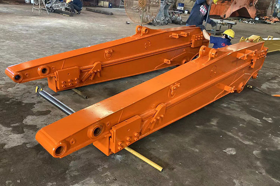 Q355B Painted Excavator Sliding Arm with 12M Length 0.5cbm Bucket Capacity Sliding Extension Way