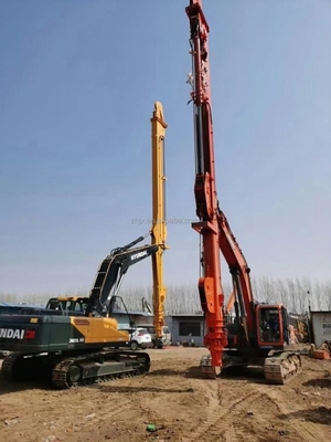 High-effective excavator telescopic boom long reach boom excavator for digging deeper telescopic boom excavator clamshel