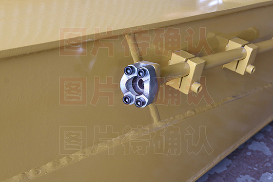 Yellow Steel Excavator Boom Arm , CE Certified Long Excavator Arm