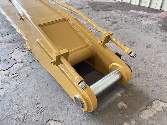 Yellow Steel Excavator Boom Arm , CE Certified Long Excavator Arm