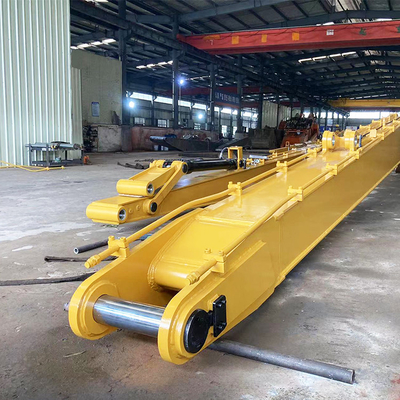 Yellow Steel Excavator Boom Arm , CE Certified Long Excavator Arm