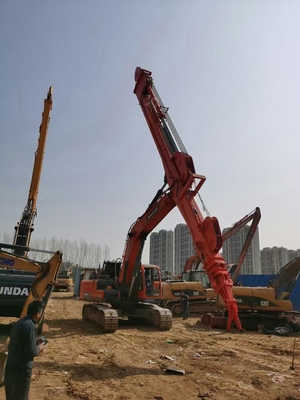 Durable Three Section Telescopic Boom Arm  Multiple Length For Excavator