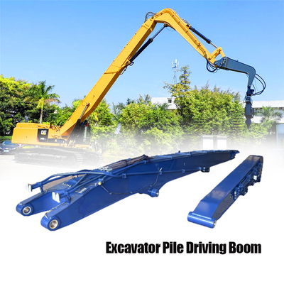 Professional Excavator pile driver attachment for excavators excavator long reach boom excavator long boom arm for sale