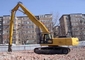 SANY485 26m Long Reach Excavator Demolition Boom Arm Q355B+BS700 Material