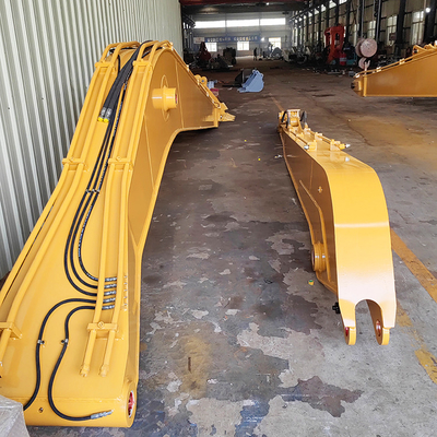 18m 19m Long Reach Excavator Booms Yellow Black Custom Color