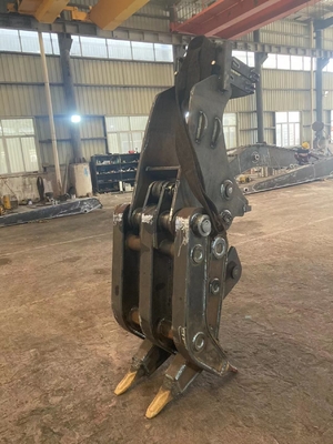 CE Antiwear Mechanical Grab For Excavator , CAT Jcb Liebherr Scrap Metal Grab