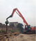 Custom Made Vibro Hammer 18M Excavator Pile Driving For PC350 ZX380 R320