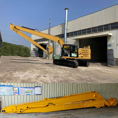 Yellow Grey Excavator Long Reach Boom For Sanny Hitachi Komatsu 