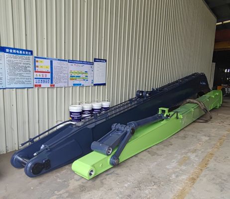 Wear Resistant Excavator Long Reach Boom 15m 16m 17m 18m Q355B Q690D For  Kobelco