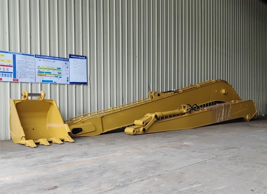 18m 19m Long Reach Excavator Booms Yellow Black Custom Color