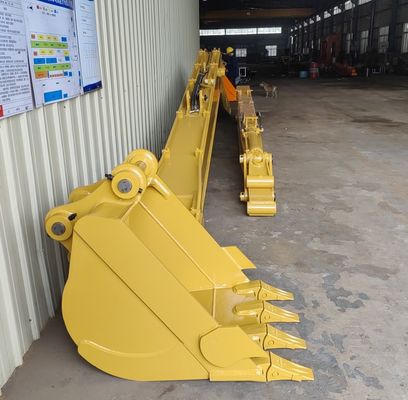 Wear Resistant Excavator Long Reach Boom 15m 16m 17m 18m Q355B Q690D For  Kobelco