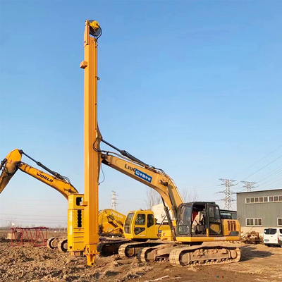 Red 20 ton Excavator Telescopic Arm Excavator Three Section Telescopic Boom For Hitachi Komatsu Cat