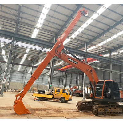 Double Reinforcing Excavator Telescopic Boom Wear Resistant 12 - 25m For SK250 SH260 SH380