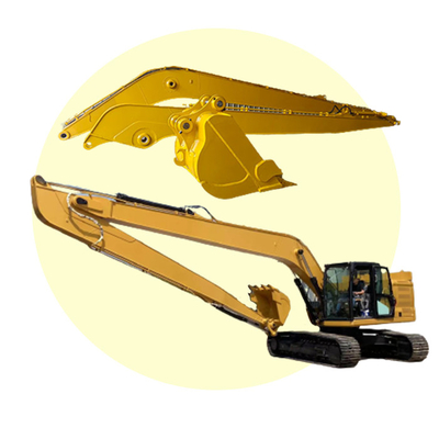 1000mm Excavator Long Boom Customizable Color For CAT320 PC200 ZX330