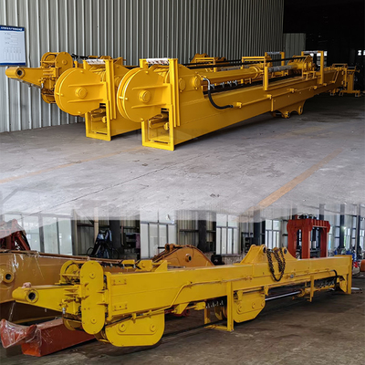 50 Ton Excavator Telescopic Boom Three Section Clamshell Bucket Type