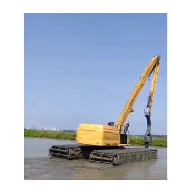 Coastal Vibro Hammer 18M Sheet Pile Driving Boom For Excavator