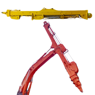 Three Section Excavator Telescopic Boom Arm For Komatsu Cat Hitachi Kato