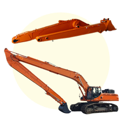 Heavy Duty Excavator Long Boom 22 30 Meters For Zoomlion Kubota Komatsu