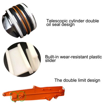 Hydraulic Operation Excavator Sliding Boom For Construction