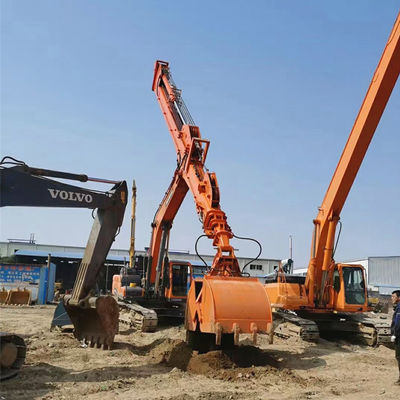 Antiwear 20-50ton Excavator Telescopic Boom Three Segment 25m 30m 32m  SY PC ZX