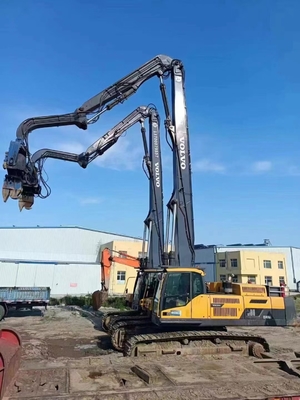 Professional Excavator pile driver attachment for excavators excavator long reach boom excavator long boom arm for sale